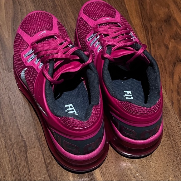 Nike Air Max 2013 in original box - Fuchsia Pink-Reflect Silver-Anthracite - Picture 5 of 15